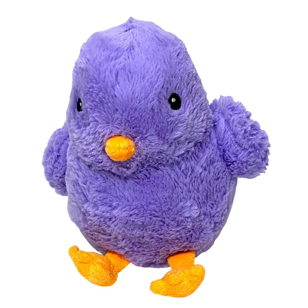 Spark Create Imagine Chick Plush Rattle 7.5" Purple Easter Spring Basket Filler